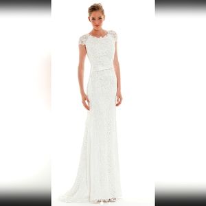 Peter langner clara due ivory wedding dress